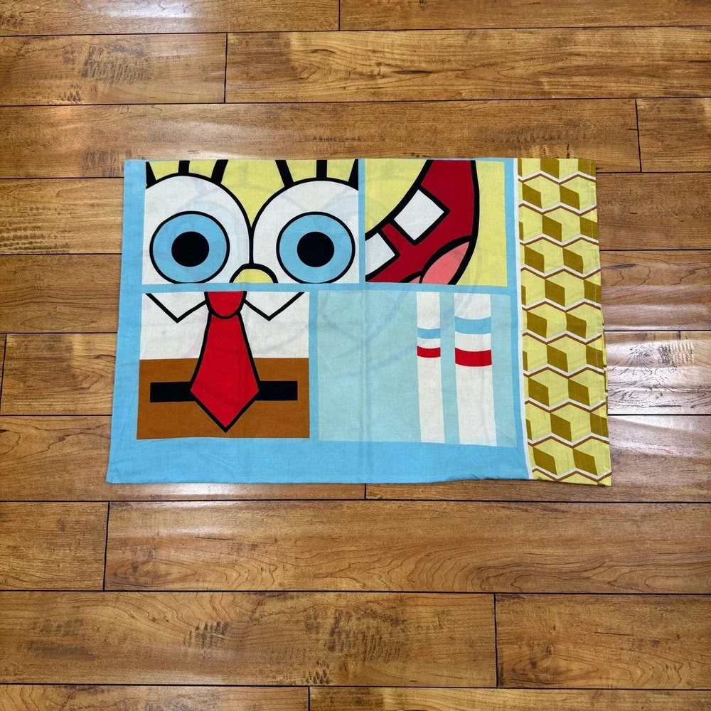 Nickelodeon SpongeBob SquarePants Reversible Quilted Comforter & Pillowcase Set